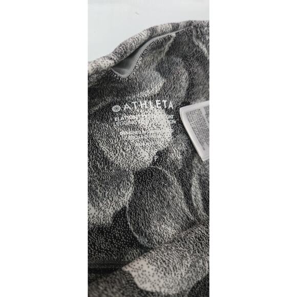 Athleta Elation Textured Tight in Chakra Floral Black Sea Salt, Size S Petite - Picture 4 of 7